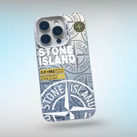 Coque Stone Island Blanche