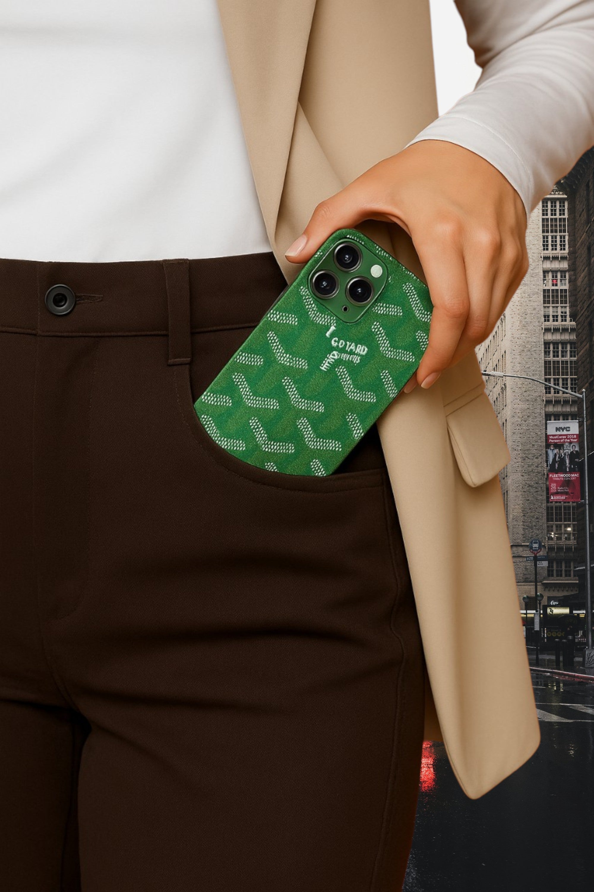 Coque Goyard Verte